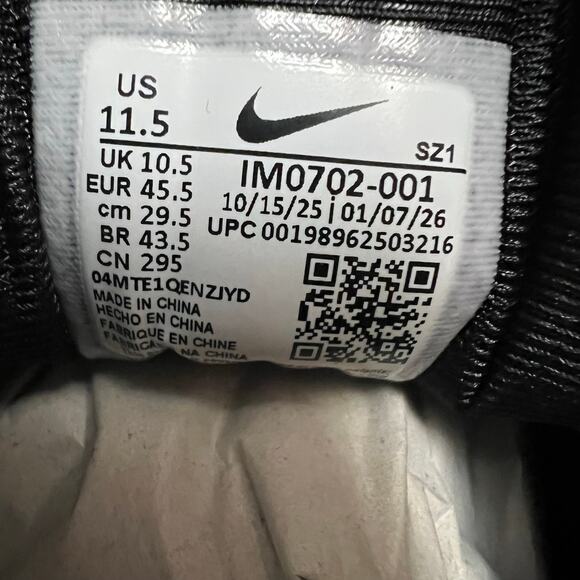 Palace x England x Nike Cryoshot Air Speed M Black Size 11.5 Men main image 10